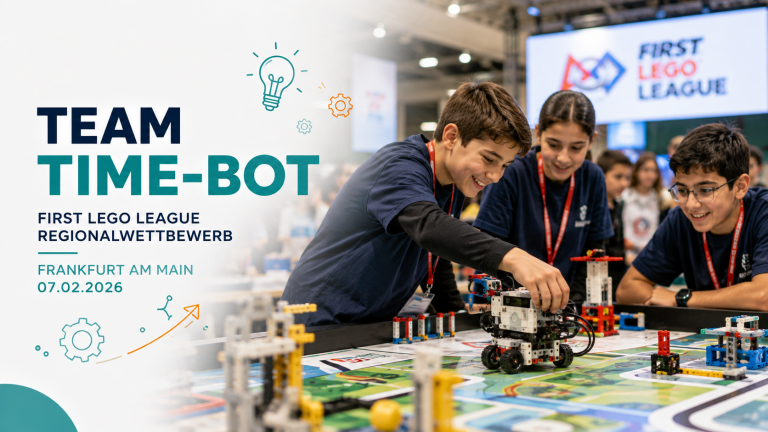 TIME-BOT beim FIRST LEGO League Regionalwettbewerb in Frankfurt am Main