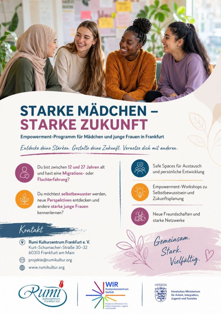 Starke Mädchen – Starke Zukunft Empowerment-Projekt für Mädchen und junge Frauen mit Migrations- und Fluchterfahrung